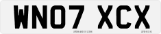 License plate of the United Kingdom, 2001 year system
