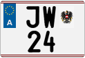 License plate of Austria, Official services and consulates