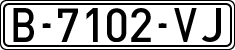 License plates of Spain, 1971 year series