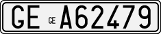 License plate of Italy, Cars (1927 year series)