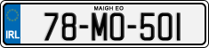 License plate of Ireland, Regular plates