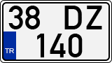 License plate of Turkey, Regular plates