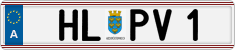 License plate of Austria, Vanity Plates