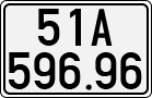 License plate of Vietnam, Cars
