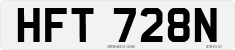 License plate of the United Kingdom, 1963 year system
