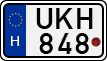 license plates of Hungary, Motorcycles (1990)