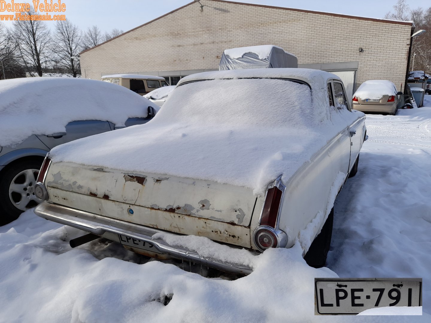 LPE-791, Plymouth Valiant 2nd gen 1965 2-door Sedan (AV1/AV2; A-body), 2nd facelift, 1964–1965