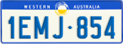 Western Australia, Regular plates