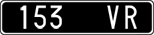 License plate of Italy, Cars (1927 year series)