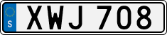 License plate of Sweden, Regular plates