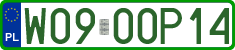 License plates of Poland, Professional plates