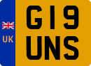 License plate of the United Kingdom, 1983 year system