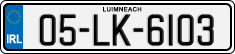 License plate of Ireland, Regular plates