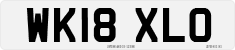 License plate of the United Kingdom, 2001 year system