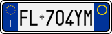 License plate of Italy, Cars (1994 year series)