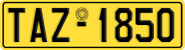 License plate of Greece, Taxi