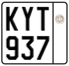 License plate of Greece, Motorcycles