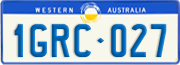 Western Australia, Regular plates