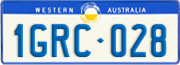 Western Australia, Regular plates