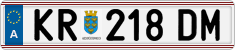License plate of Austria, Regular plates