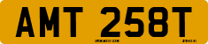 License plate of the United Kingdom, 1963 year system