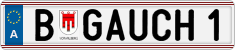 License plate of Austria, Vanity Plates