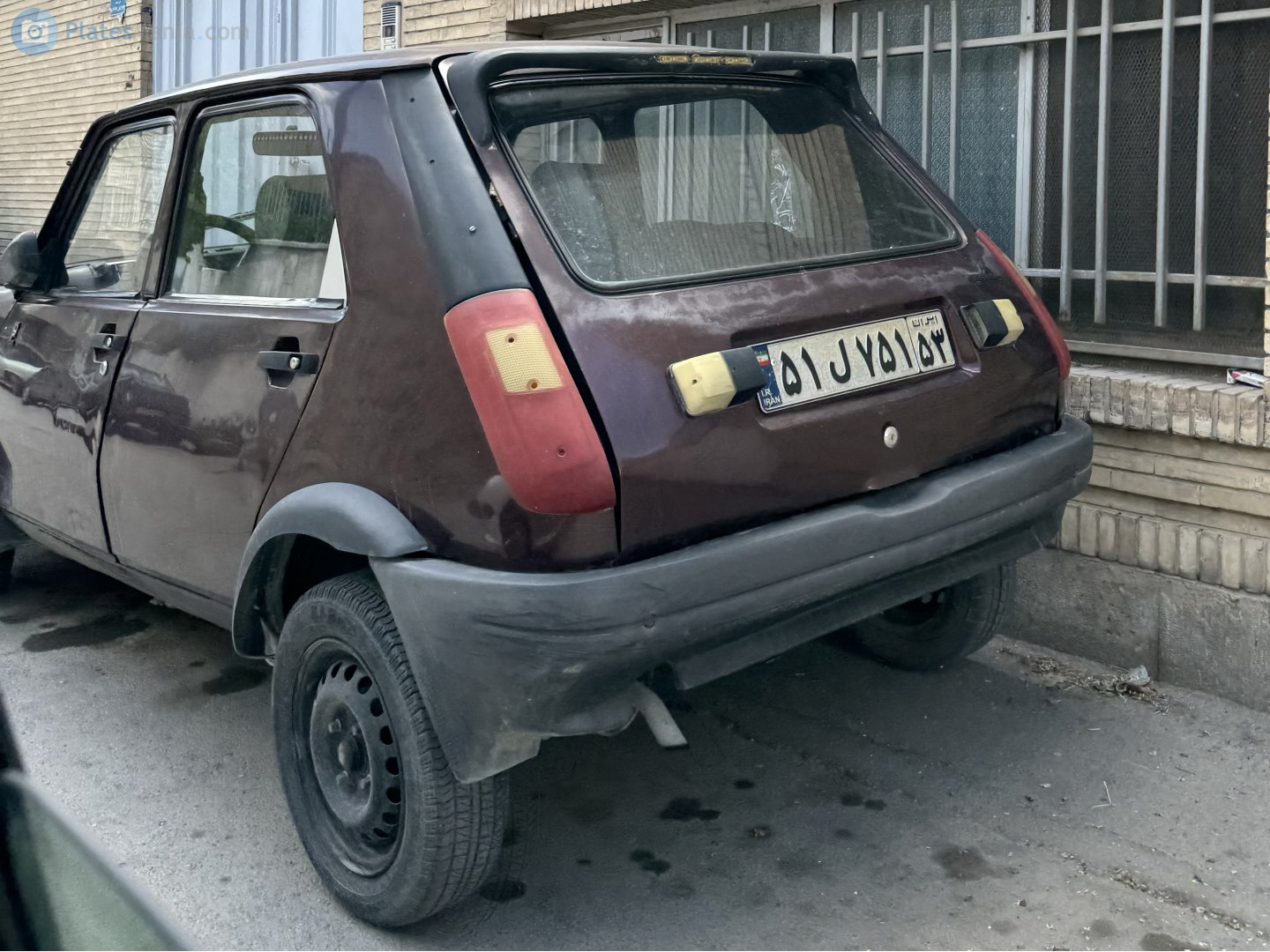 ۵۱ل۷۵۱ ۵۳, Pars Khodro PK 1st gen, 2000–2005