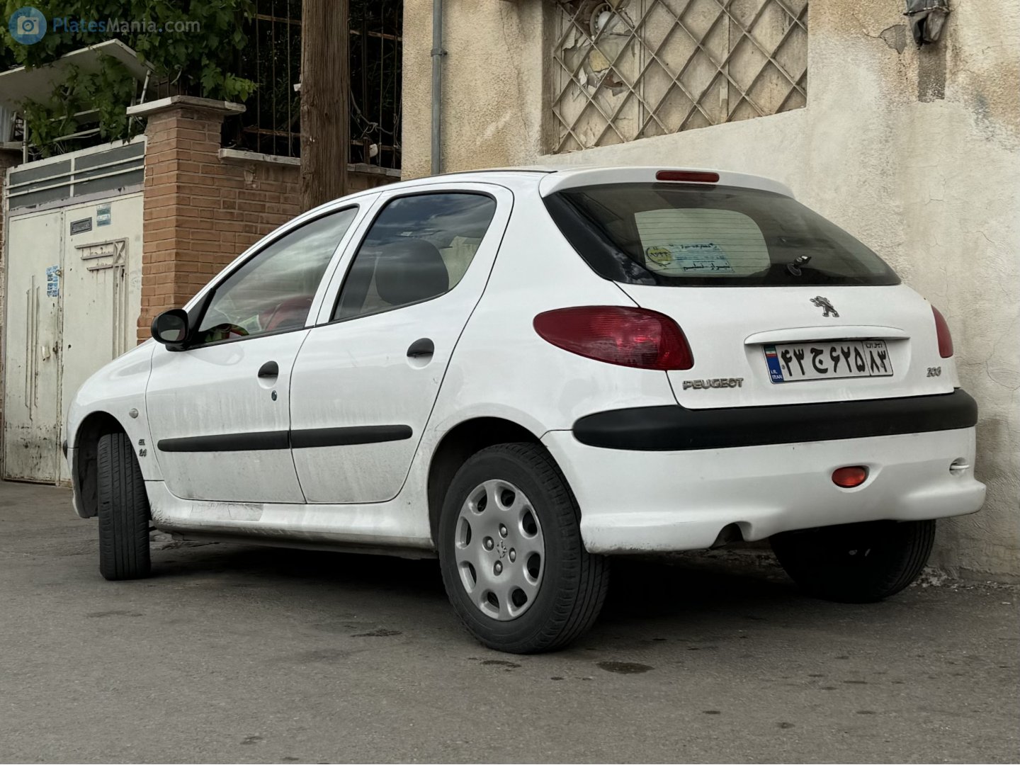 ۴۳ج۶۲۵ ۸۳, Peugeot 206 1st gen 5-door Hatch (T11), 1998–2009 (–2012 for IR-market)