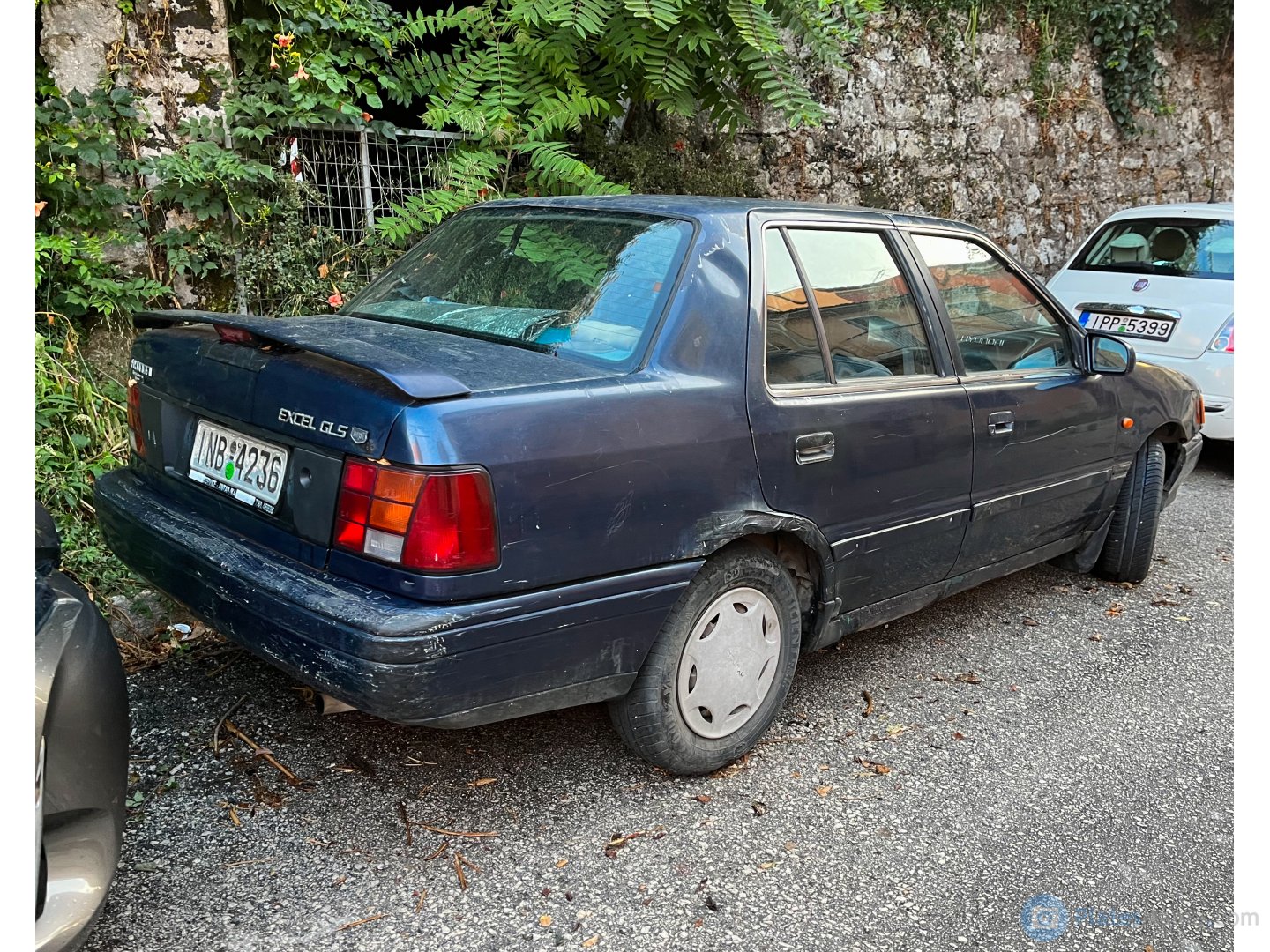 INB-4236, Hyundai Excel 2nd gen Sedan (X2), 1989–1991