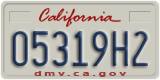 California, Commercial vehicles (12345A6)