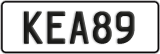 License plate of New Zealand, ABC1(23)