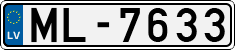 License plate of Latvia, Regular car plates