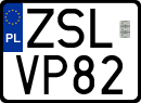 License plates of Poland, Special vehicles and motorcycles