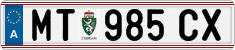 License plate of Austria, Regular plates