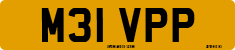 License plate of the United Kingdom, 1983 year system