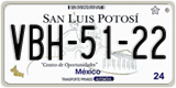 San Luis Potosí, Cars (AAA-00-00)