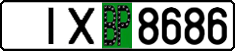 License plate Belarus, Provisional
