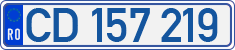 License plate of Romania, Diplomatic