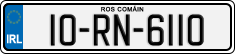 License plate of Ireland, Regular plates