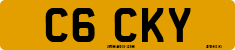 License plate of the United Kingdom, 1983 year system