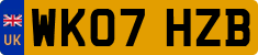 License plate of the United Kingdom, 2001 year system