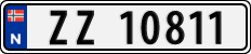 License plate of Norway, Cars