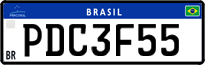 License plate of Brazil, Private owners (Mercosul)