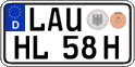 German license plate, Plates for oldtimers (type 