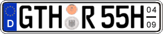 German license plate, Seasonal plates (Oldtimers)