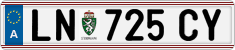 License plate of Austria, Regular plates