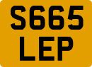 License plate of the United Kingdom, 1983 year system