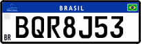 License plate of Brazil, Private owners (Mercosul)