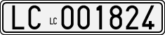 License plate of Italy, Cars (1927 year series)