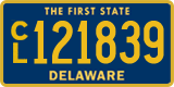 Delaware, Commercial vehicles (CL123456)